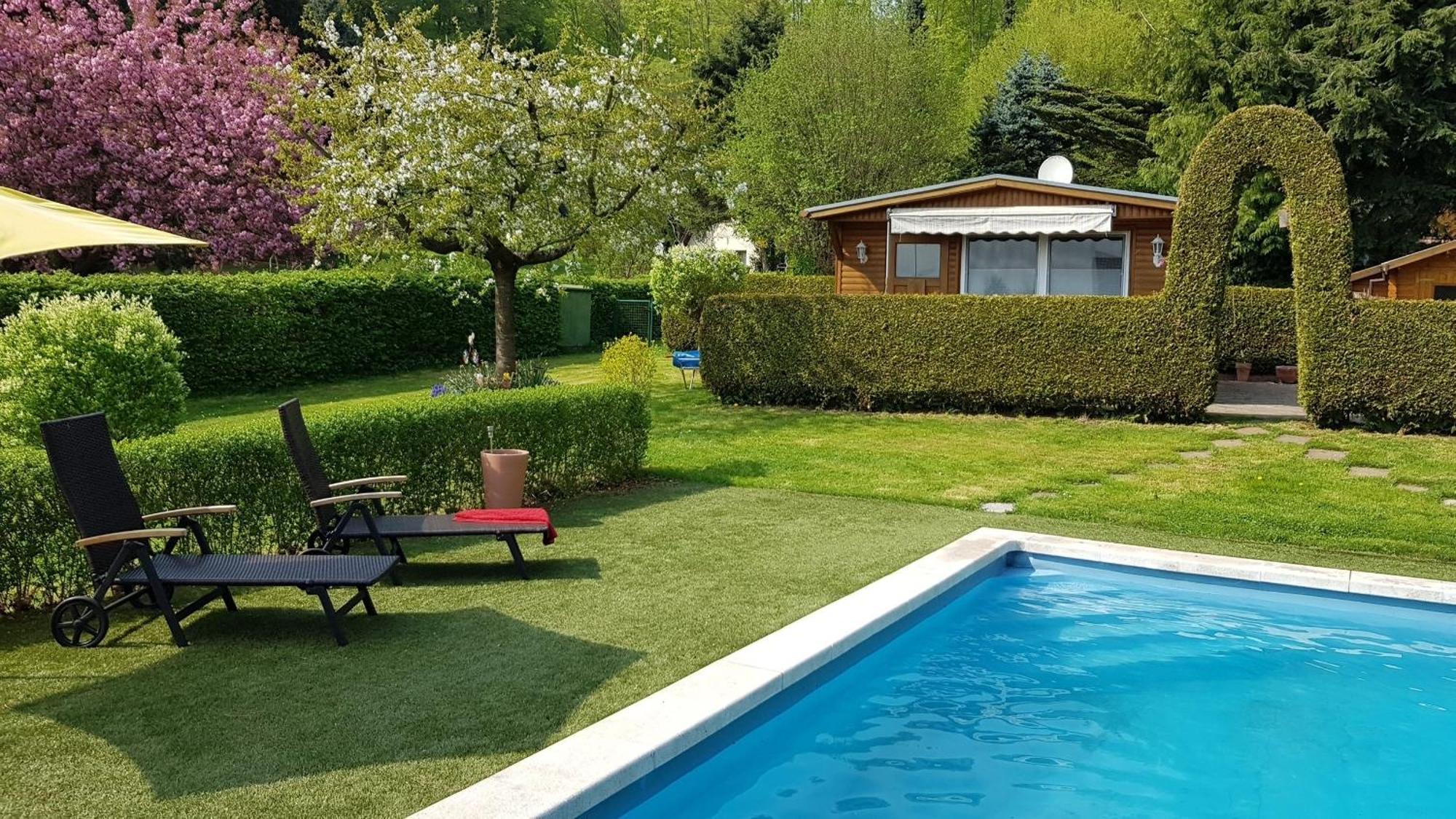 Villa Poolhaus im Südharz Harztor Exterior foto